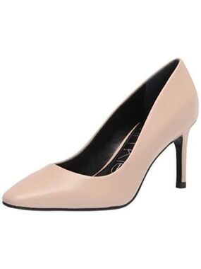 Calvin Klein BNWOT "Callia" pointed toe beige nude heel NEW